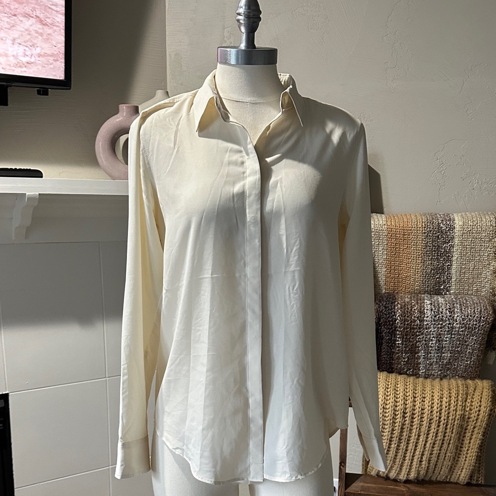 Ralph Lauren Cream Button Down Shirt